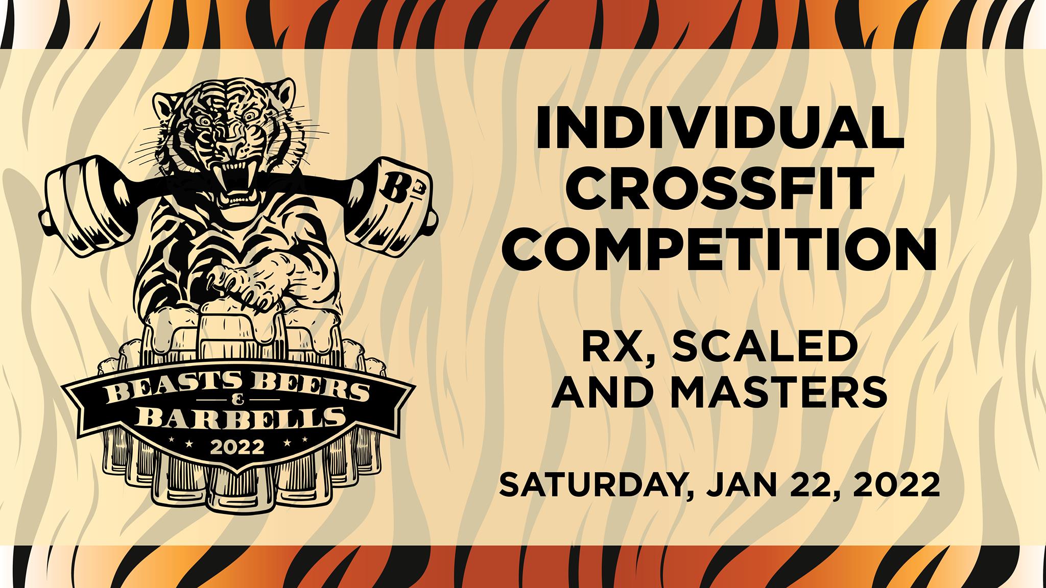 B3 Beasts, Beers, and Barbells Competitors Calendar